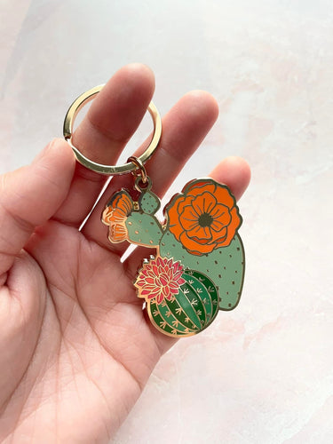 Cactus Plant Keychain
