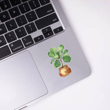 Load image into Gallery viewer, Fiddle Fig Plant Clear Sticker