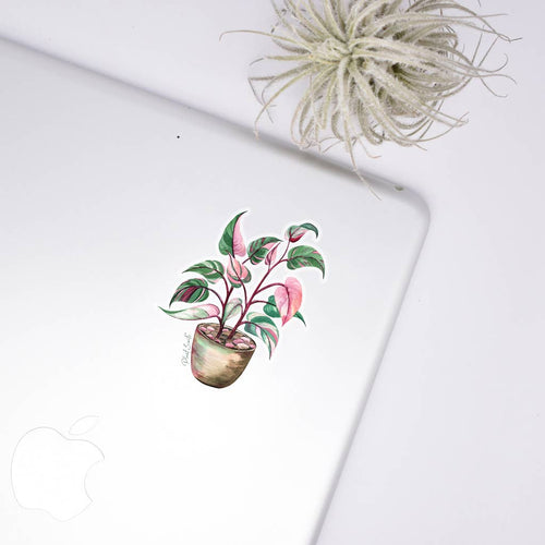 Pink Princess Clear Sticker